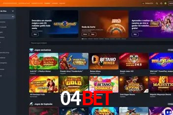 Slots com jackpots e giros grátis na 04bet